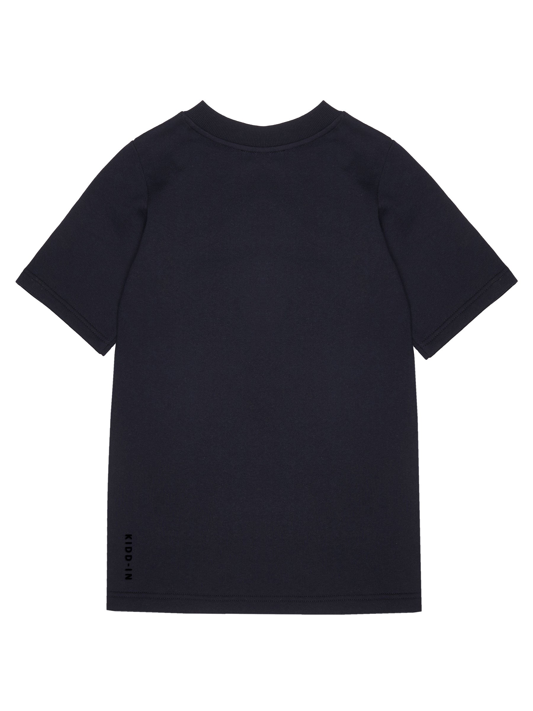 Longline Sweater-T Black - KIDD-IN