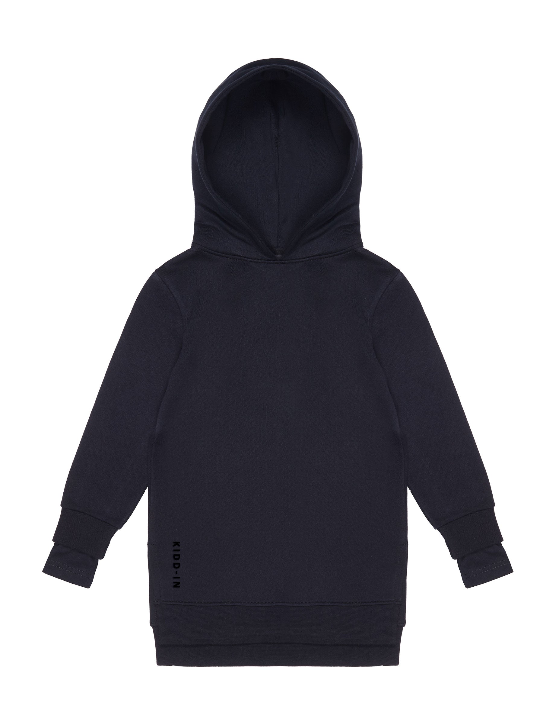 Double Sleeve Hoodie Black - KIDD-IN